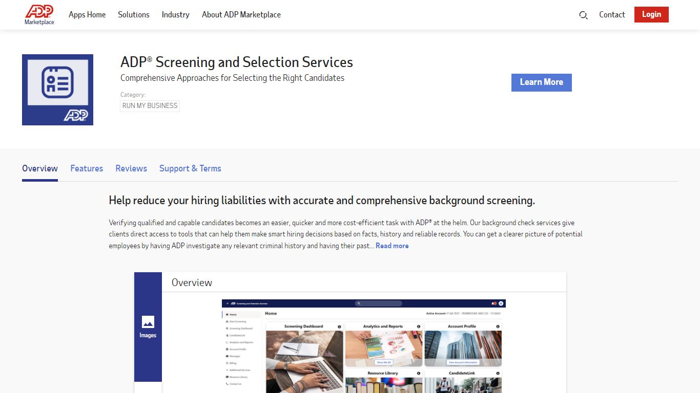 ADP® Screening and Selection Services | ADP Marketplace